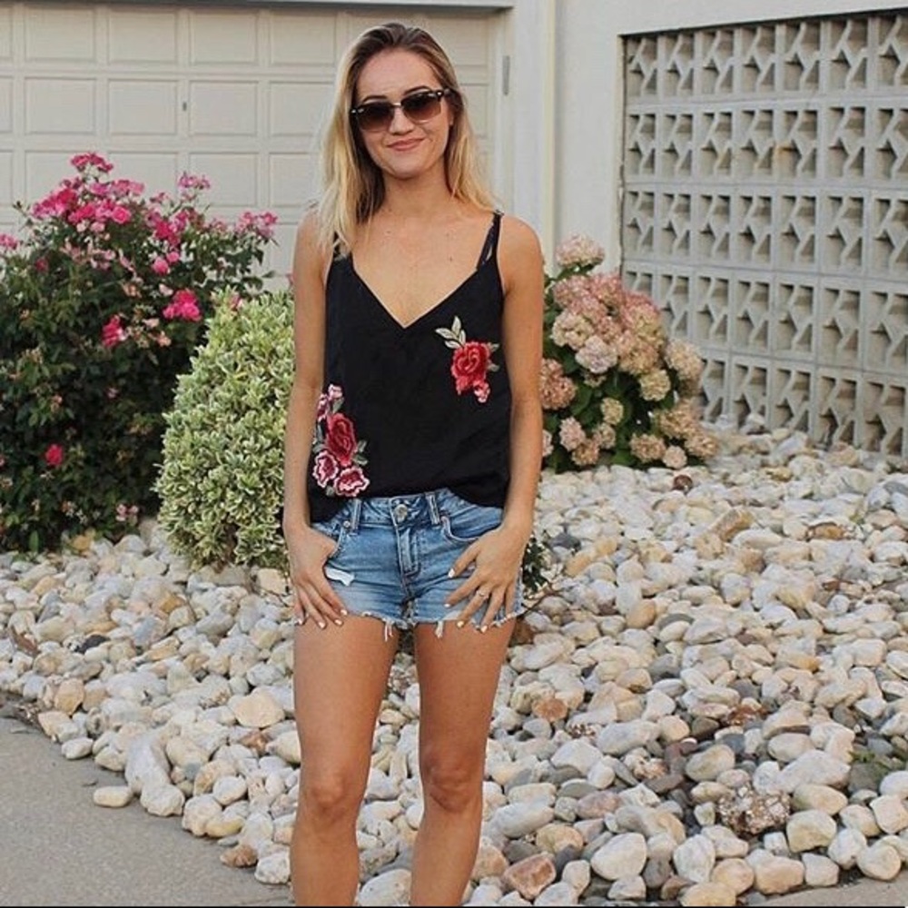 Floral tank top
